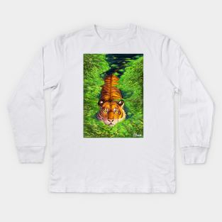 Wild tiger Kids Long Sleeve T-Shirt